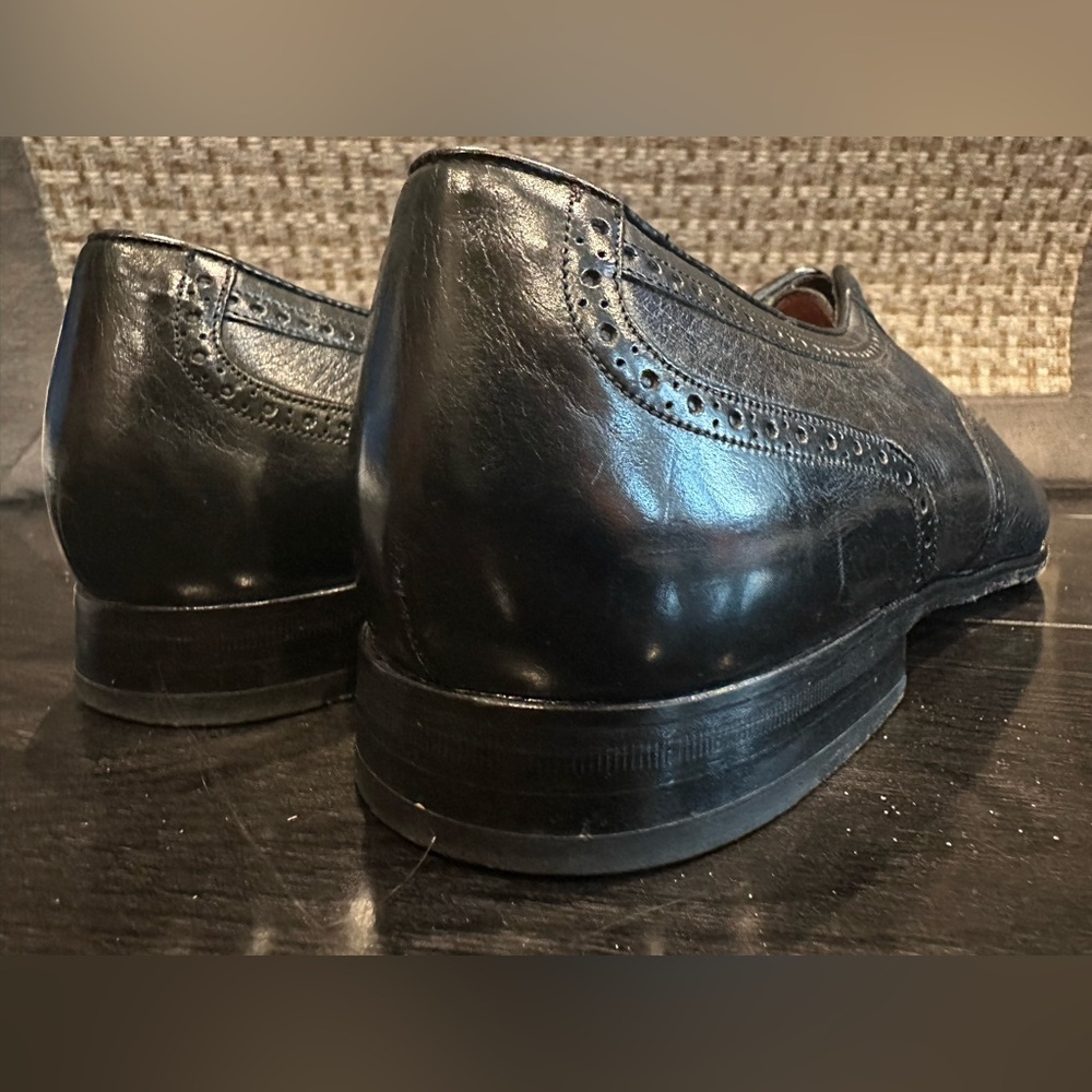 Garys International Black Leather Cap Toe  Oxford Women’s Size 10 Dress Shoes - Picture 2 of 14
